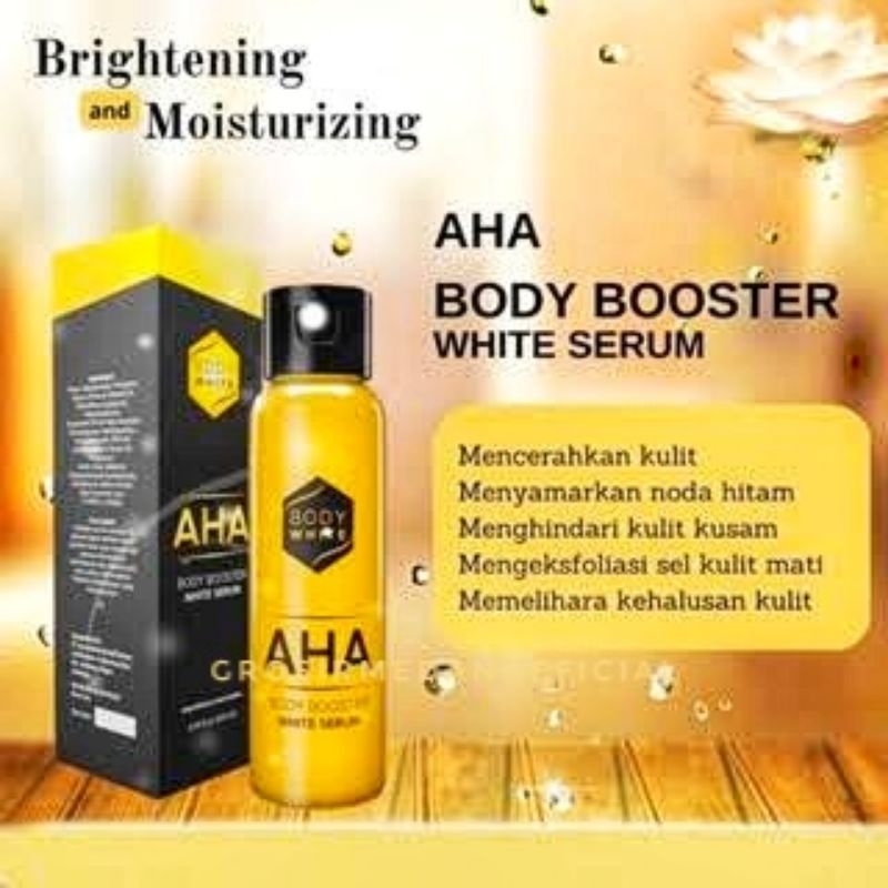 100 ML AHA BODY WHITE SERUM 100ML BESAR - BODYWHITE BOOSTER MENCERAHKAN KULIT DENGAN CEPAT
