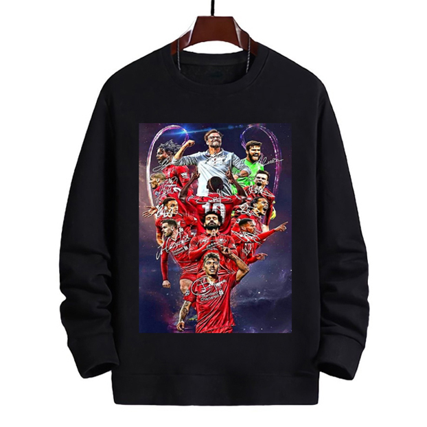 Sweater Tim Bola Inggris Crewneck Bahan Cotton Fleece | LP-2400501