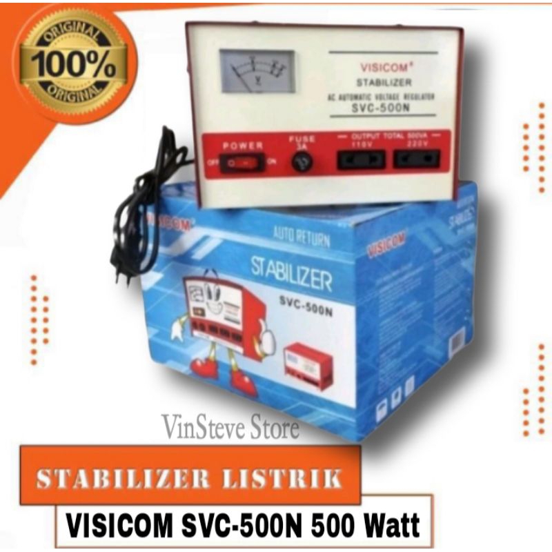 Stabilizer Listrik Visicom 500 Watt SVC-500N