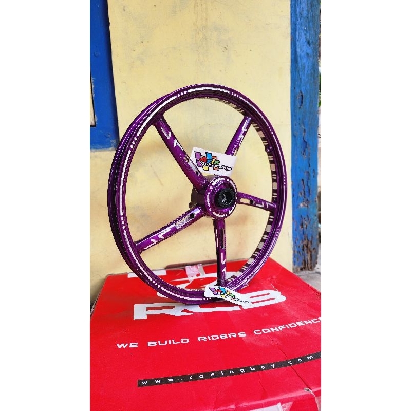 Velg RCB depan CUSTOM  120 -17  all warna / semua warna lengkap  custom bubut COAK SLOT MILING rapih