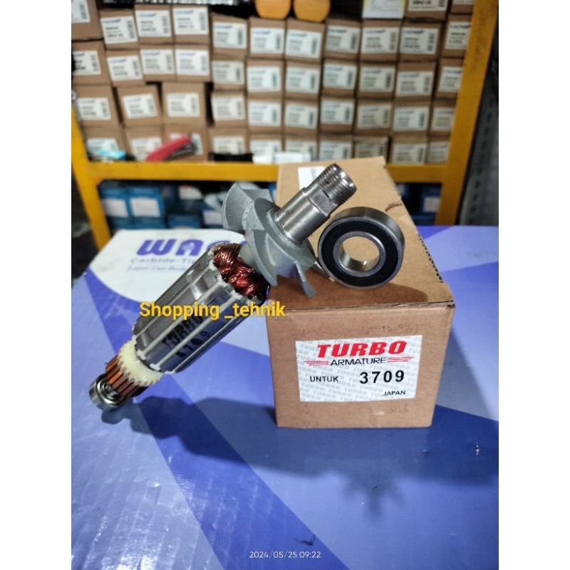 ARMATURE ANGKER 3709 MESIN PROFIL MAKITA ROTOR ROUTER MAKITA 3709 MAKITA