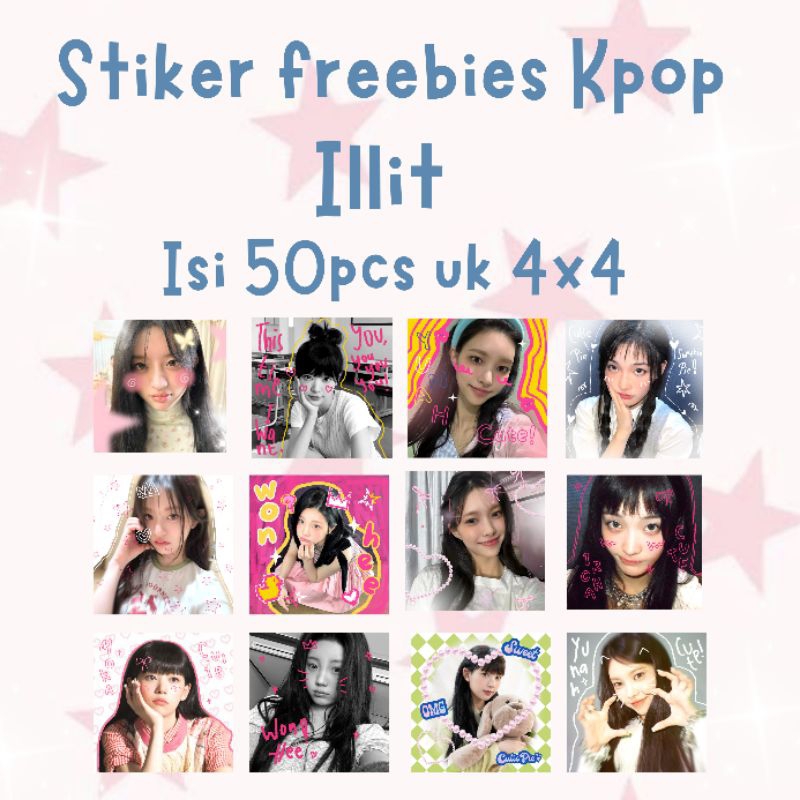 

STICKER KPOP FREEBIES - ILLIT