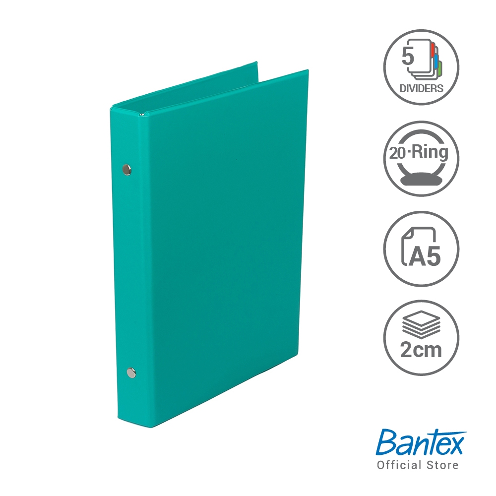 

Gramedia - Bantex Multi Ring PP A5 1324 22 Turquoise
