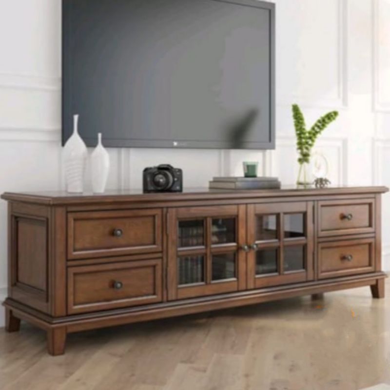 Bufet Minimalis Kayu Jati Serbaguna