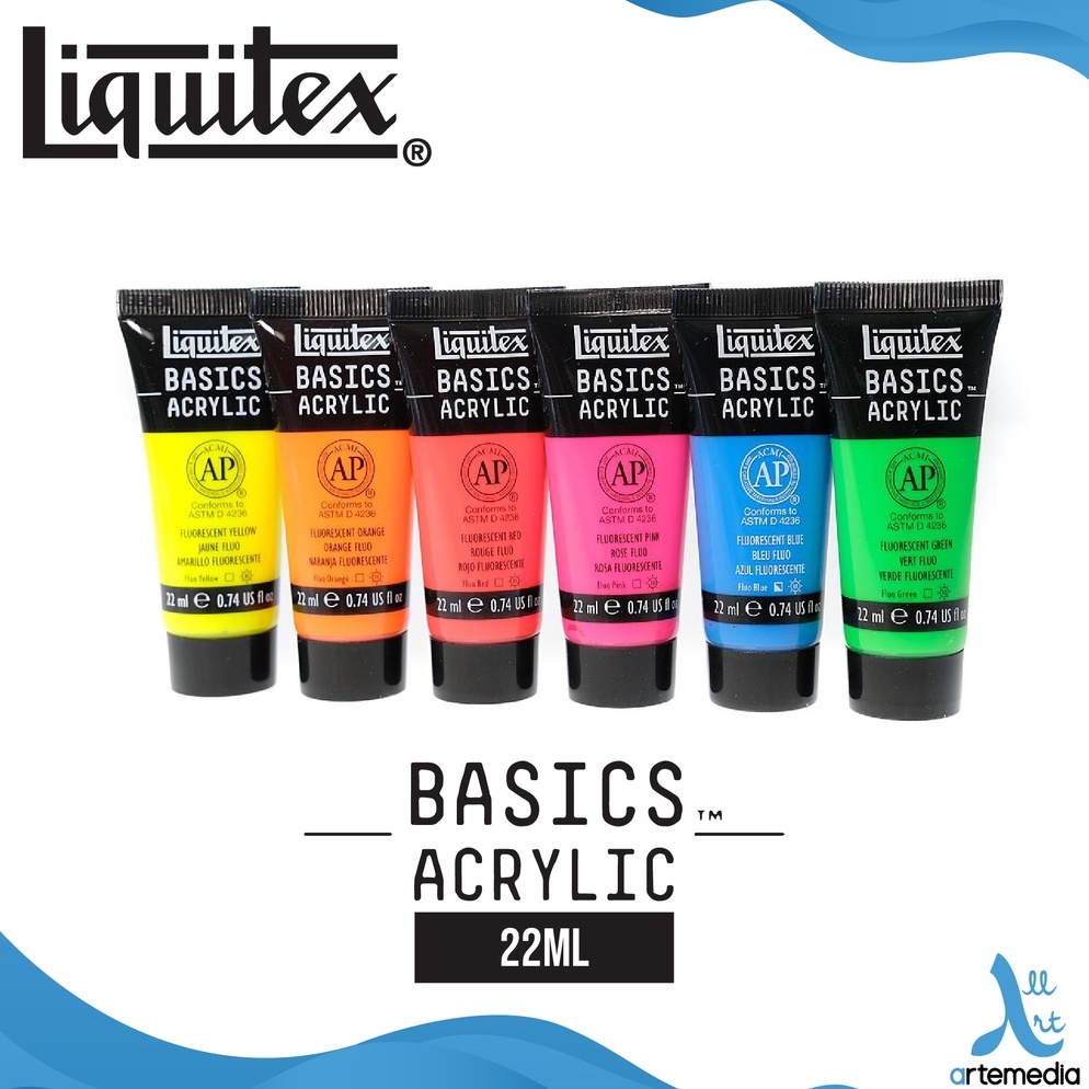 

ART P1F7 Liquitex Basics 22ml Acrylic Color Paint 12