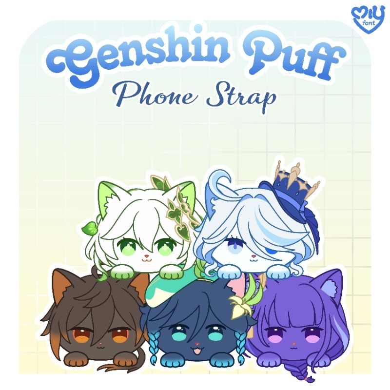 Genshin Puff - Phone Strap
