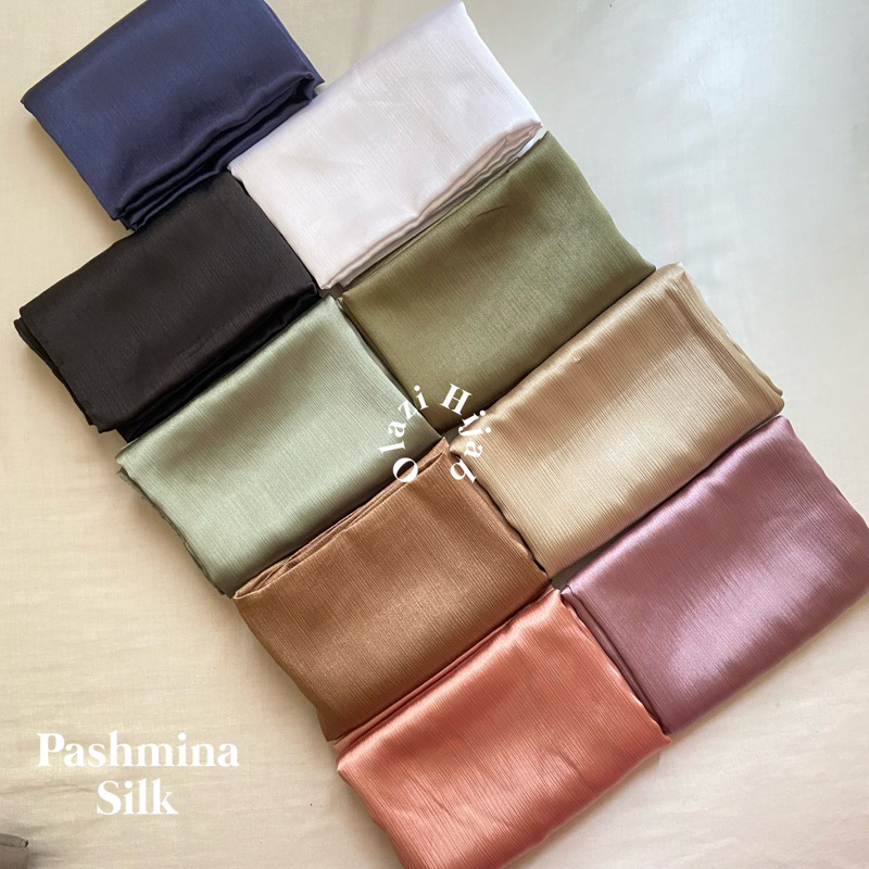 PASHMINA SILK MALAY PREMIUM • PASHMINA SILK CRADENZA