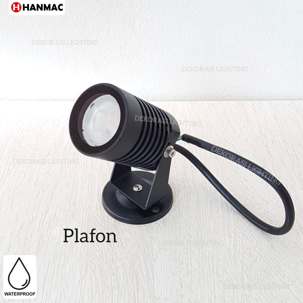 Lampu Sorot Led Spotlight 7w Outdoor Waterproof Plafon Tancep dekor