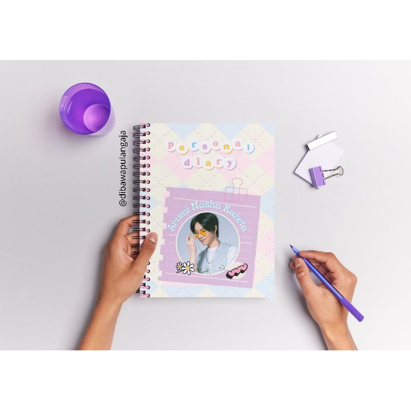 

DIARY CUSTOM NAMA & FOTO / DR015