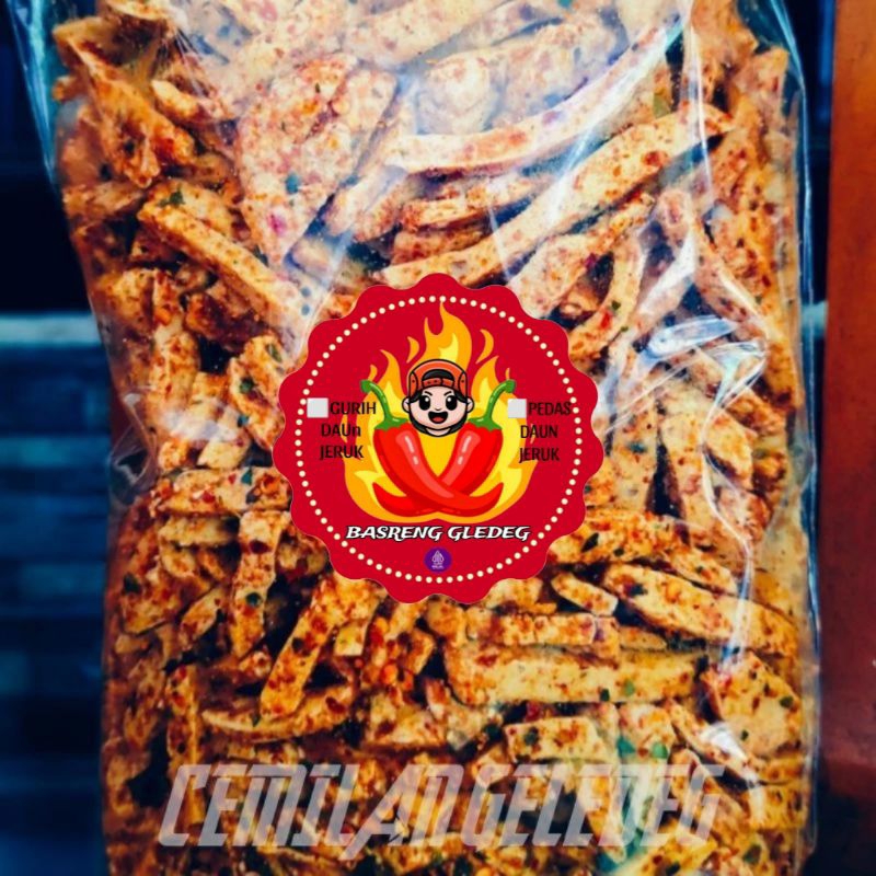 

Basreng Stik Pedas Daun Jeruk 1 Kg - Cemilan Geledeg