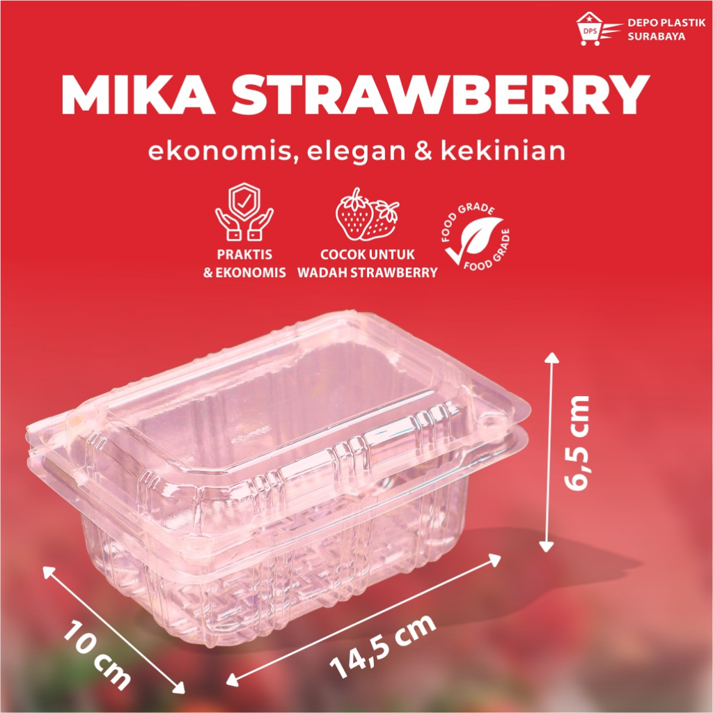 Mika Strawberry / Mika Buah / Mika Kekinian / Mika Supermarket / Mika Bening Elegan / Mika Buah Mura
