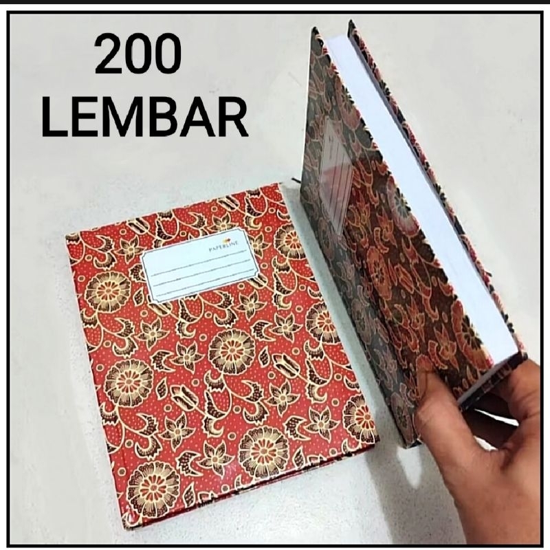 

Buku Tulis Kwarto 200 Lembar Hard Cover