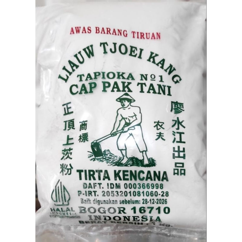 

Tepung Tapioka Liauw tjoel kang 1kg