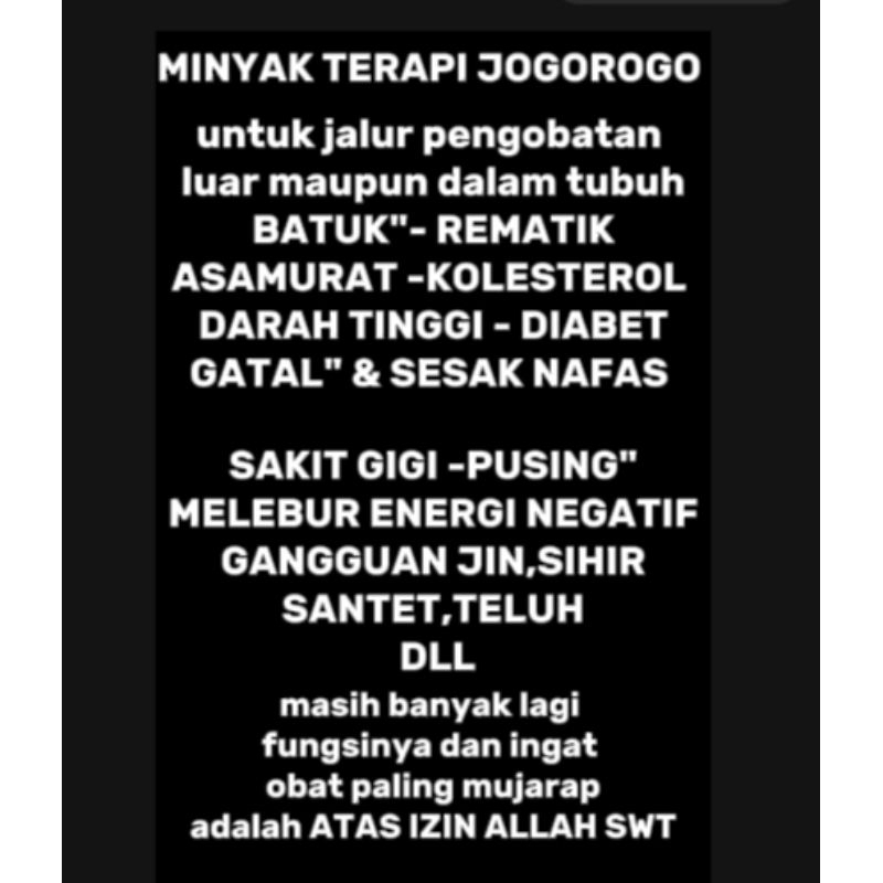 

minyak jogorogo