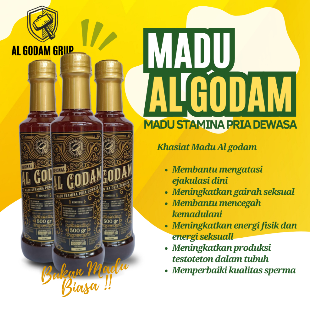 

Terlaris Al Godam Madu Pria Anti Loyo Kuat Dan Berotot Tahan Lama Sekaligus Membesarkan Anti Ejakulasi Dini 100% Herbal