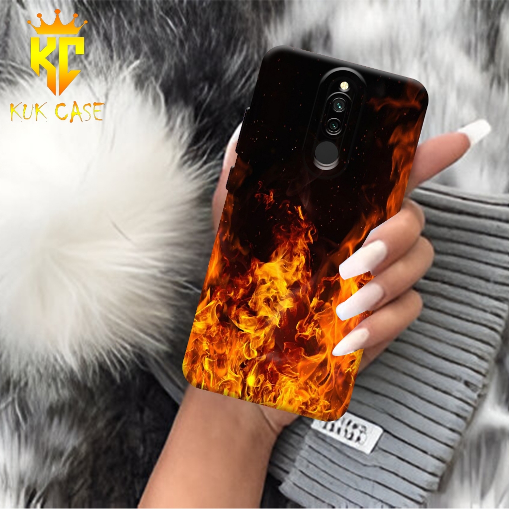 Case REDMI 8 Motif Aesthetic Bahan Softcase silicon Lentur - Skin /  Casing Handpone