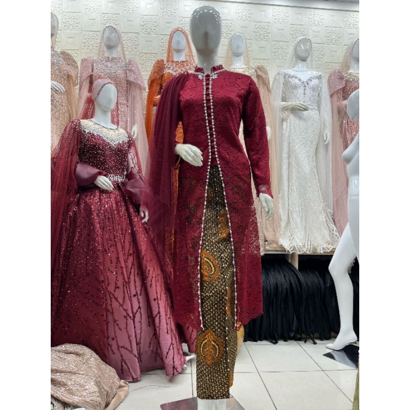 KEBAYA BESAN MEWAH MODERN// KEBAYA PAYET KOMPLIT
