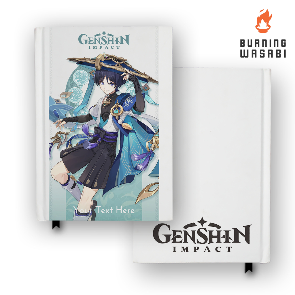 

Buku Catatan Notebook Genshin Impact Wanderer Diary Custom Hardcover Cosplay