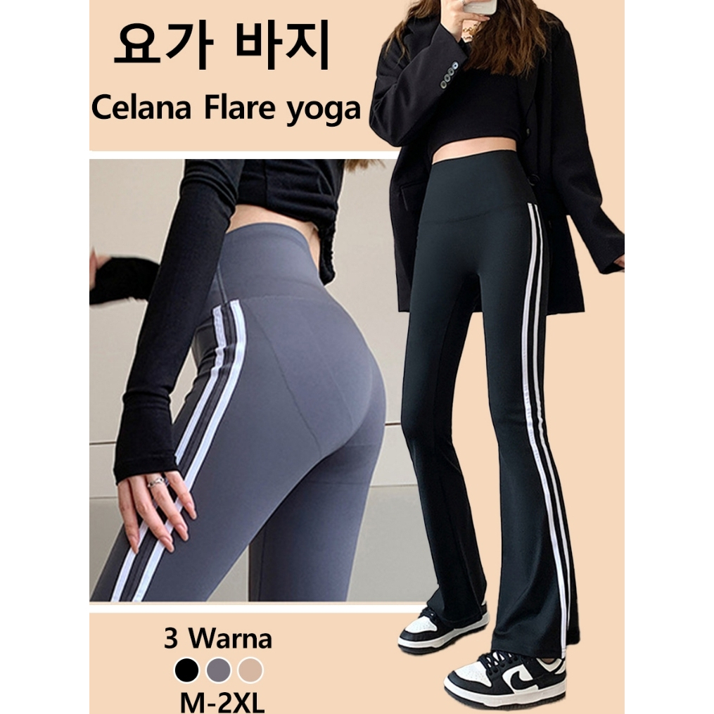 【Nice】Celana yoga wanita, celana yoga panjang wanita, celana yoga high waist, celana yoga impor, cel