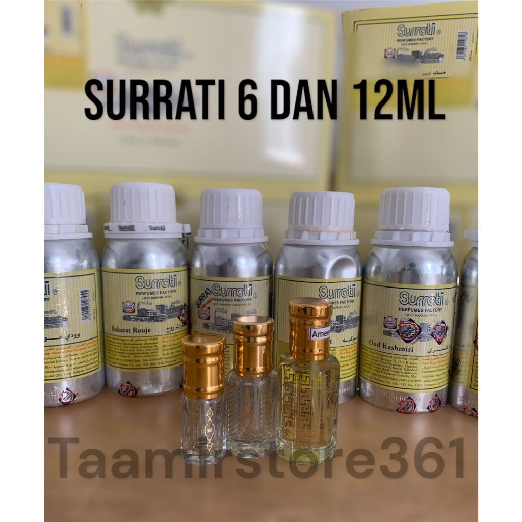 Parfum Surrati 6ml dan 12ml Murni 100% tanpa campuran