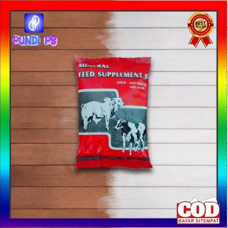 PREMIX MINERAL FEED MERAH Suplemen Mineral Sapi MEDION Penggemuk Ternak Sapi Mineral Merah Sapi Kamb
