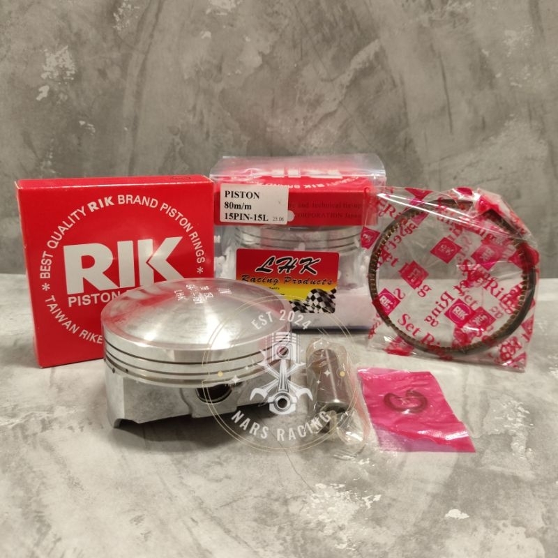 Piston LHK 80 mm pen 15 ,Set ring piston seher LHK Thailand