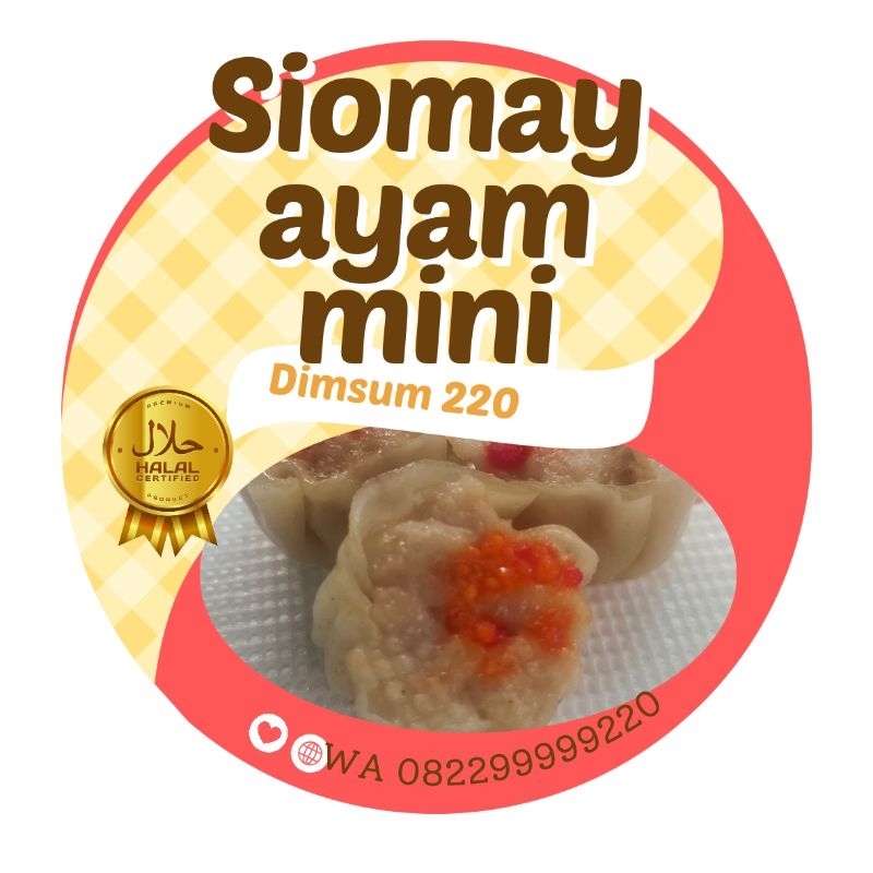 

SiomayMiniAyam isi 50 Frozen Hallal