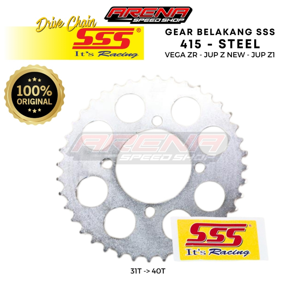 SSS Gear Belakang 415 Jupiter Z1 Gir Belakang Jupiter Z New Robot Vega ZR 415 31 32 33 34 35 36 37 3