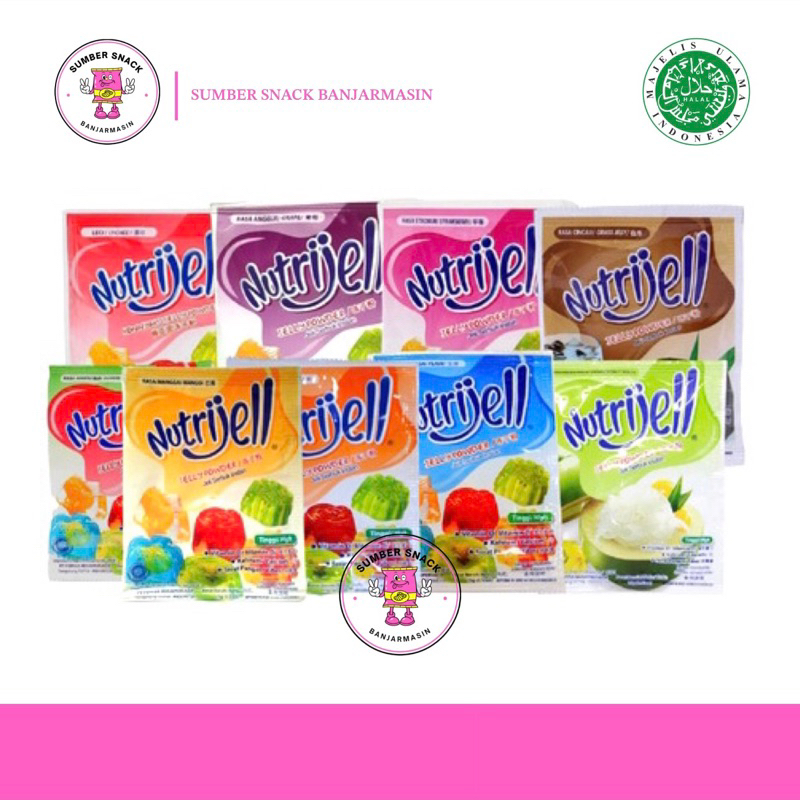 

Nutrijell Jeli Serbuk Instan (15g) (4 Varian Rasa)