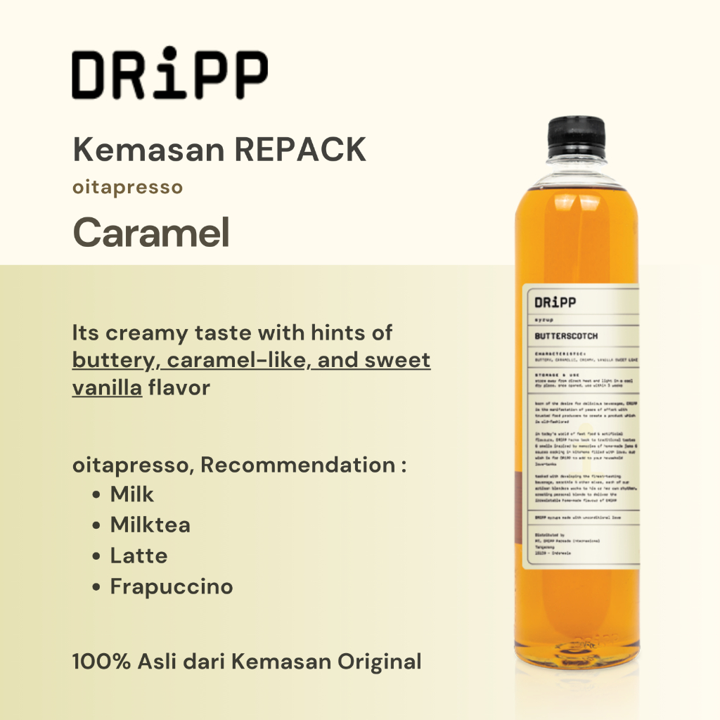 

REPACK - Dripp Caramel Syrup [100] g