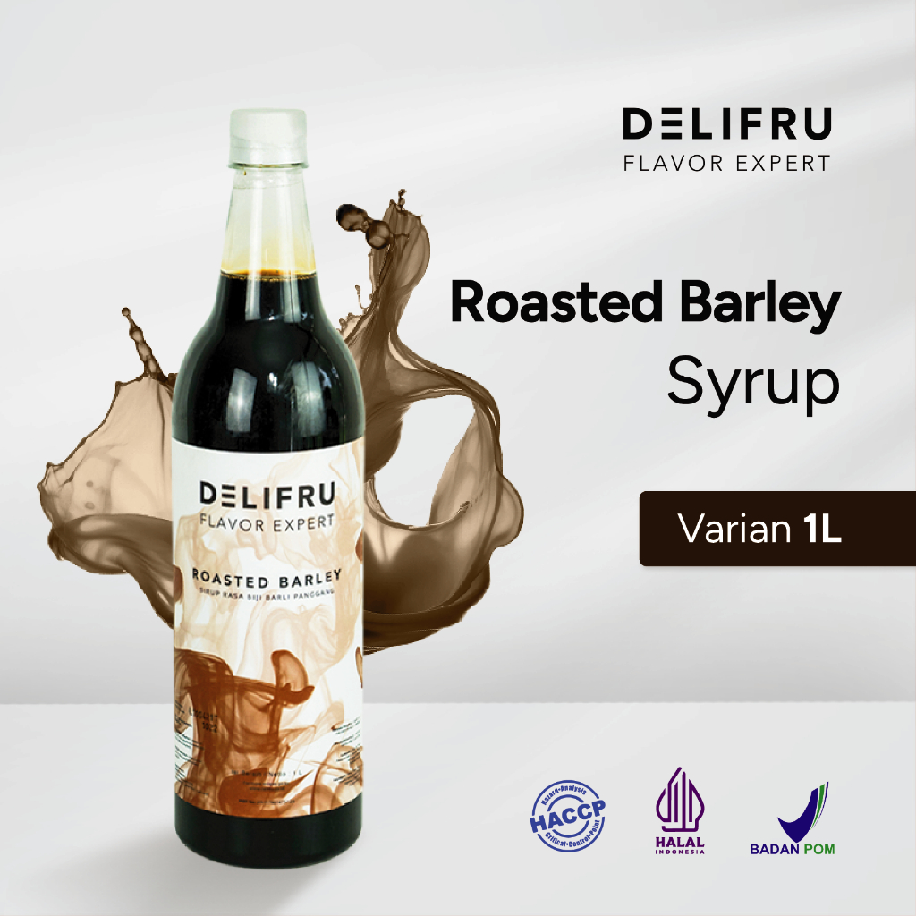 

Delifru Roasted Barley Syrup 1 Liter - Sirup Jelai Panggang