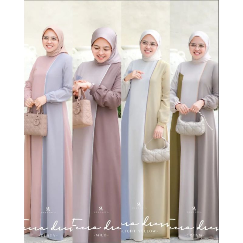 FEERA DRESS by SHARAREA | GAMIS SIMPLE ELEGANT