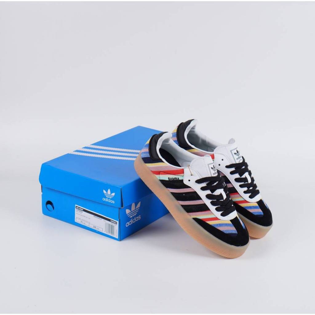 Sepatu Adidas Samba X Ksenia Schnaider Xlg Multi ID0555 Original BNIB Full Tag Barcode Bahan Leather