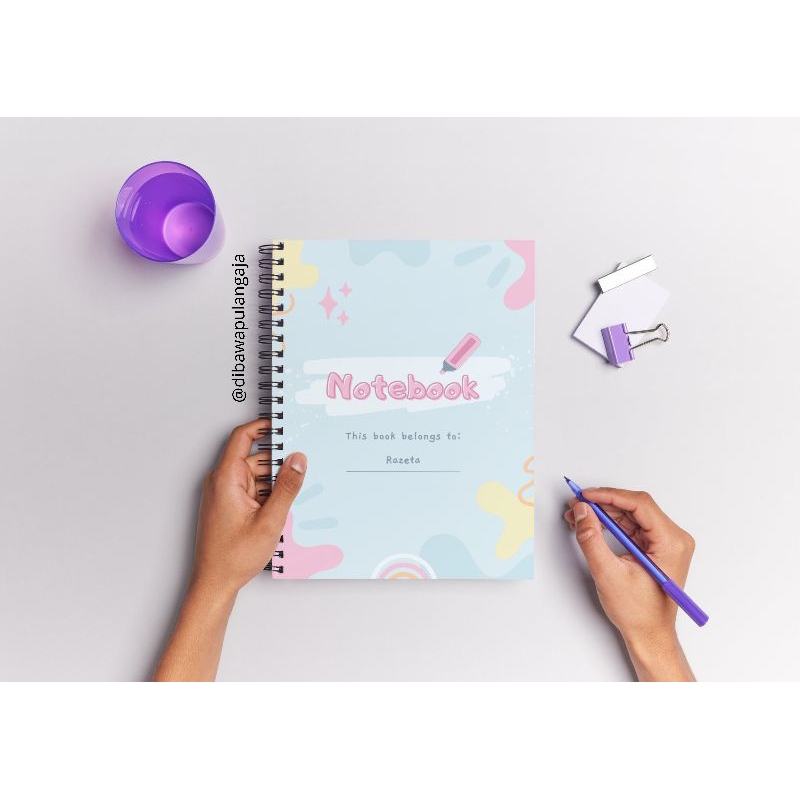 

NOTEBOOK CUSTOM NAMA / NB006
