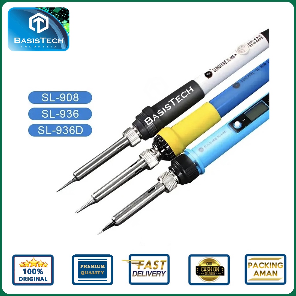 MESIN SOLDER TANGAN DIGITAL - SUNSHINE SL-908 SL-936 SL-936D ORIGINAL