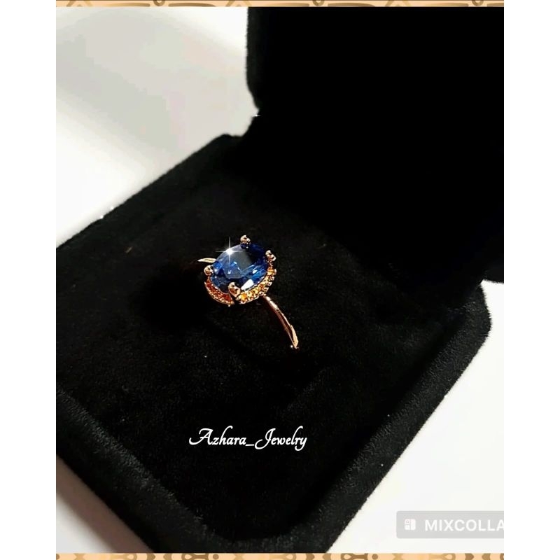 Cincin Mata biru by azhara jewelry/accesories anti karat/cincin elegant