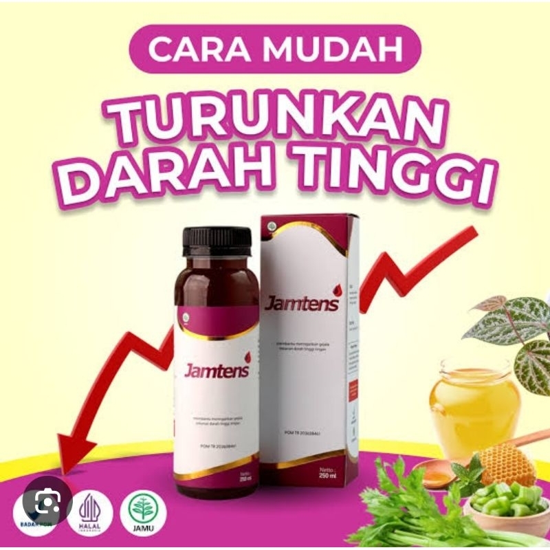 JAMTENS HERBAL MENGATASI PENYUMBATAN DARAH - DRAH TINGGI - STROK HIPERTENSI