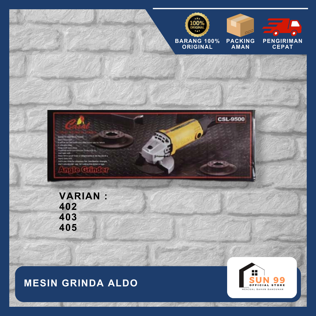 Mesin Gerinda 100 mm / Mesin Grinda Tangan ALDO 402