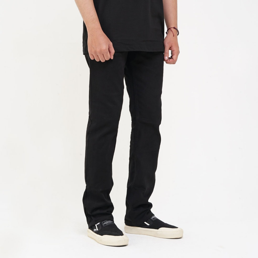 Whoopculture "Schomburgk's" Solid Black Selvedge Accent Denim
