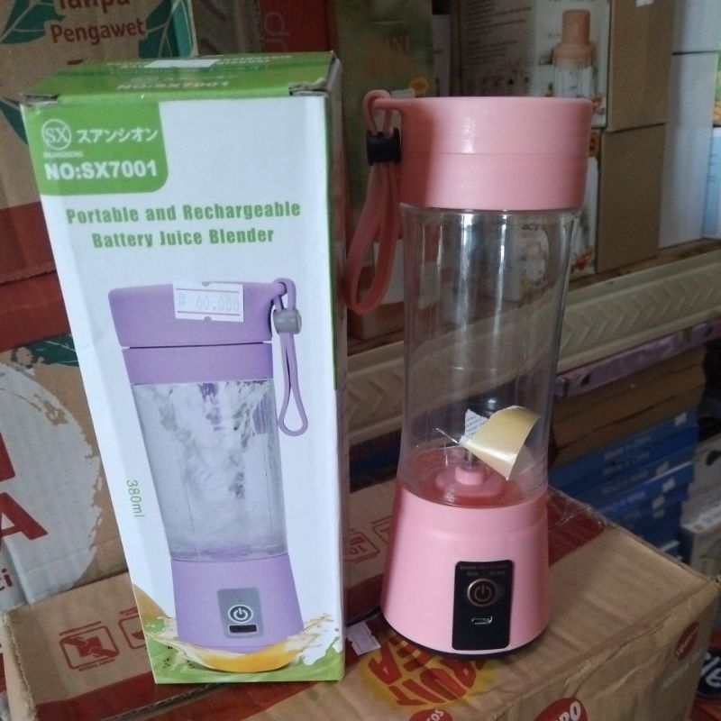BLENDER PORTABLE | BLENDER MINI | ALAT JUS BUAH 380ML