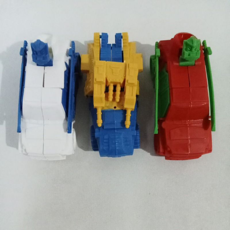 Isi 10 pcs Mobil Robot Besar Big Car Robot ukuran 4 x 8 cm mainan anak jadul jaman dulu viral murah 