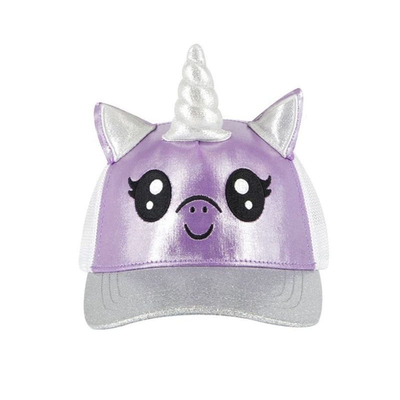 SKECHERS UNICORN SPARKLE TRUCKER HAT GIRLS - MULTI COLOR
