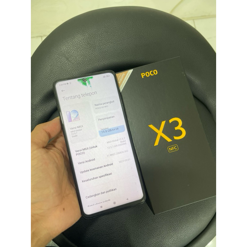 Poco X3 NFC Ram 6/64Gb Second minus lcd ada tompel ijo