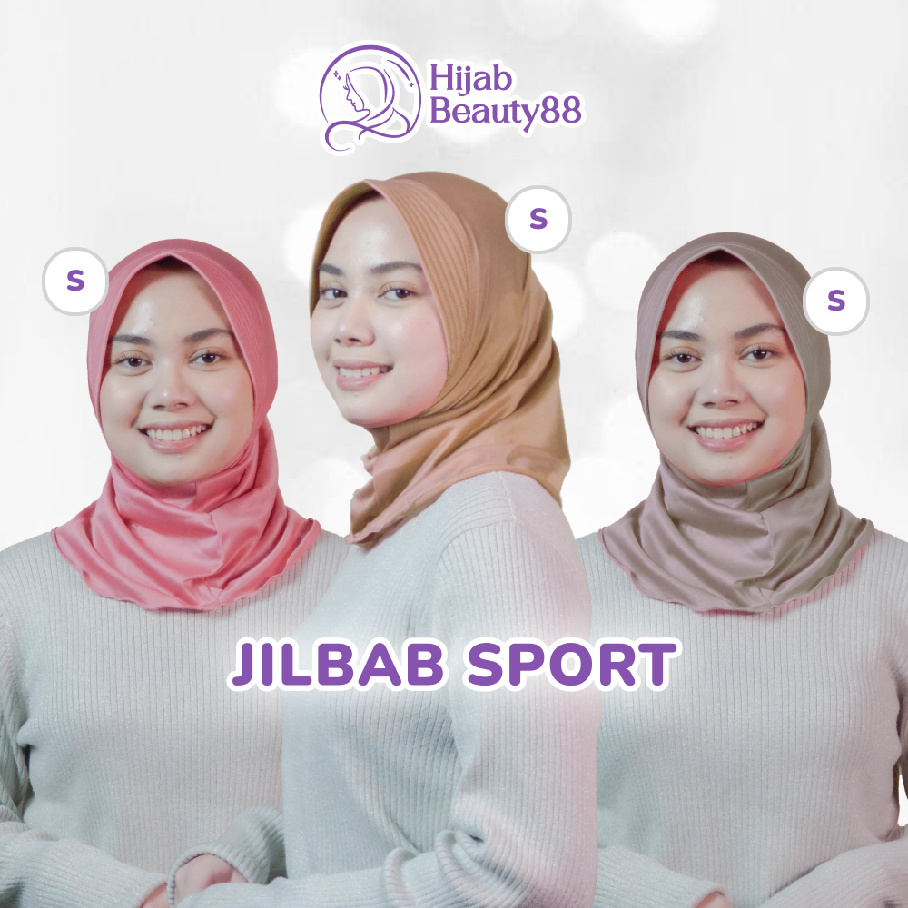 Jilbab Sport / Jilbab Instan / Bergo Sport / Hijab Sport / Hijab Bergo Size S - Warna Lengkap