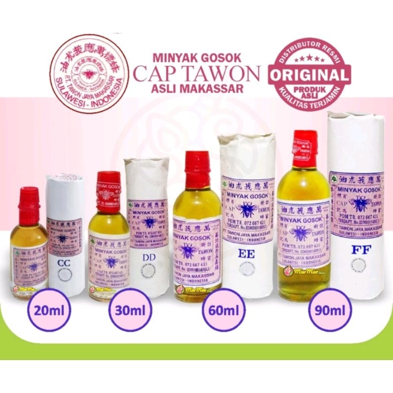 Minyak Gosok Cap Tawon Original 100%| Minyak Tawon