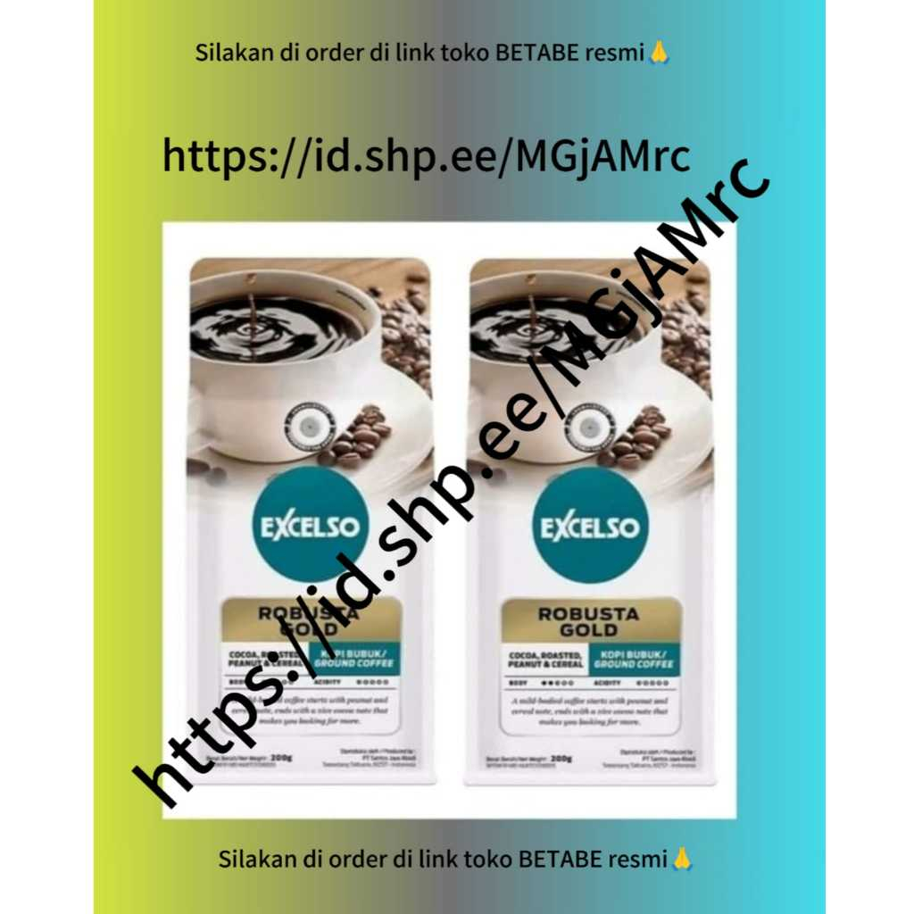 

Kopi Robusta Gold Excelso 200 Gram - Bubuk/Giling Halus