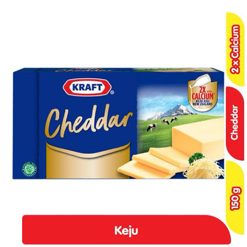 

Kraft Keju Cheddar 150gram