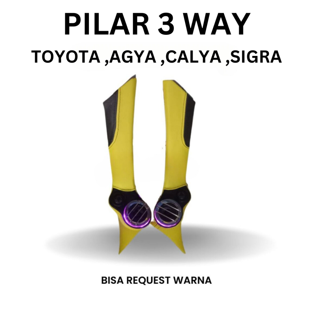 SPEAKER SPLIT AUDIO MOBIL PILAR 3 WAY TOYOTA AGYA CALYA SIGRA