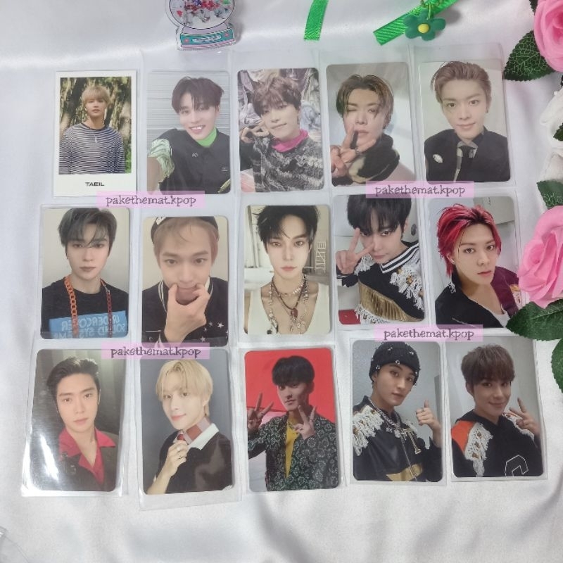 [With Freebies] Photocard Official NCT127 dengan stock member Taeil Yuta Taeyong Jaehyun Doyoung Jun