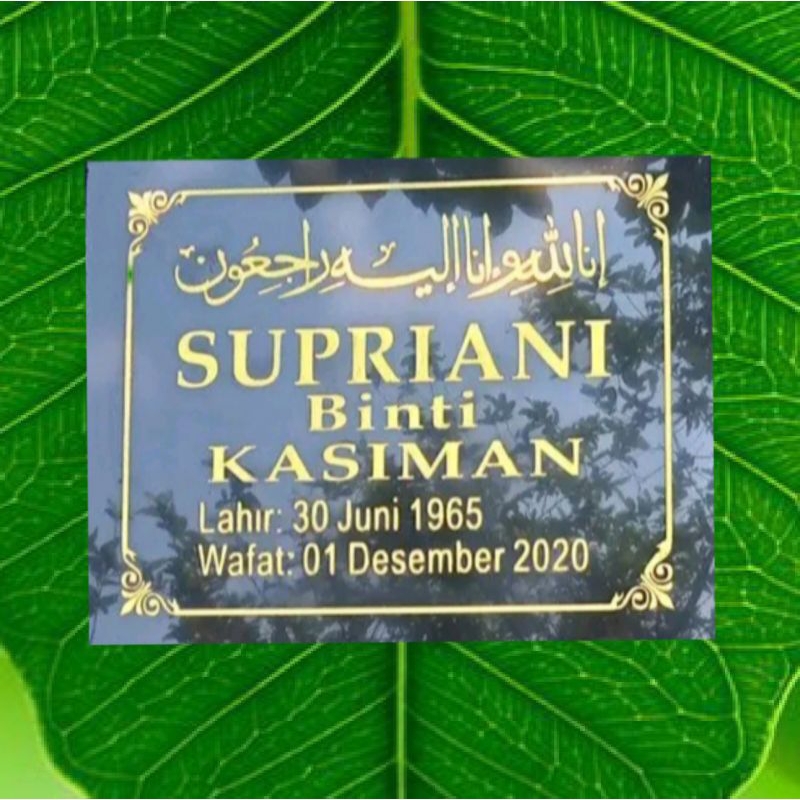 prasasti kijing/nisan makam
